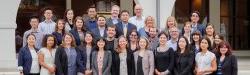 Group of Fall 2017 New Faculty standing outside